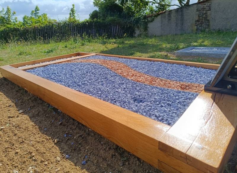 Monument en bois près de Rouen 76
