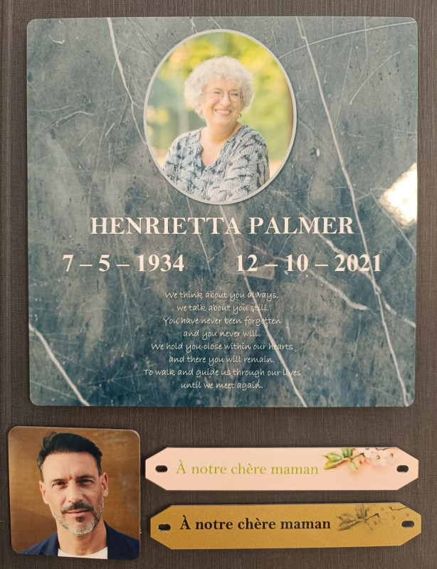 Photo de qualité sur médaillon aluminium à Bourg Achard en Normandie